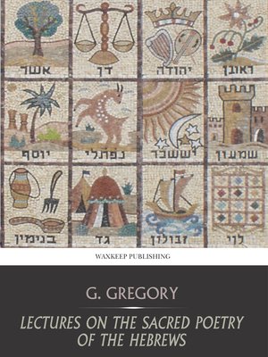 cover image of Lectures on the Sacred Poetry of the Hebrews